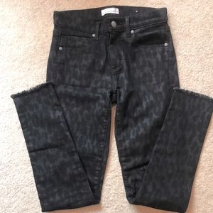 Loft Cheetah Print Jeans
